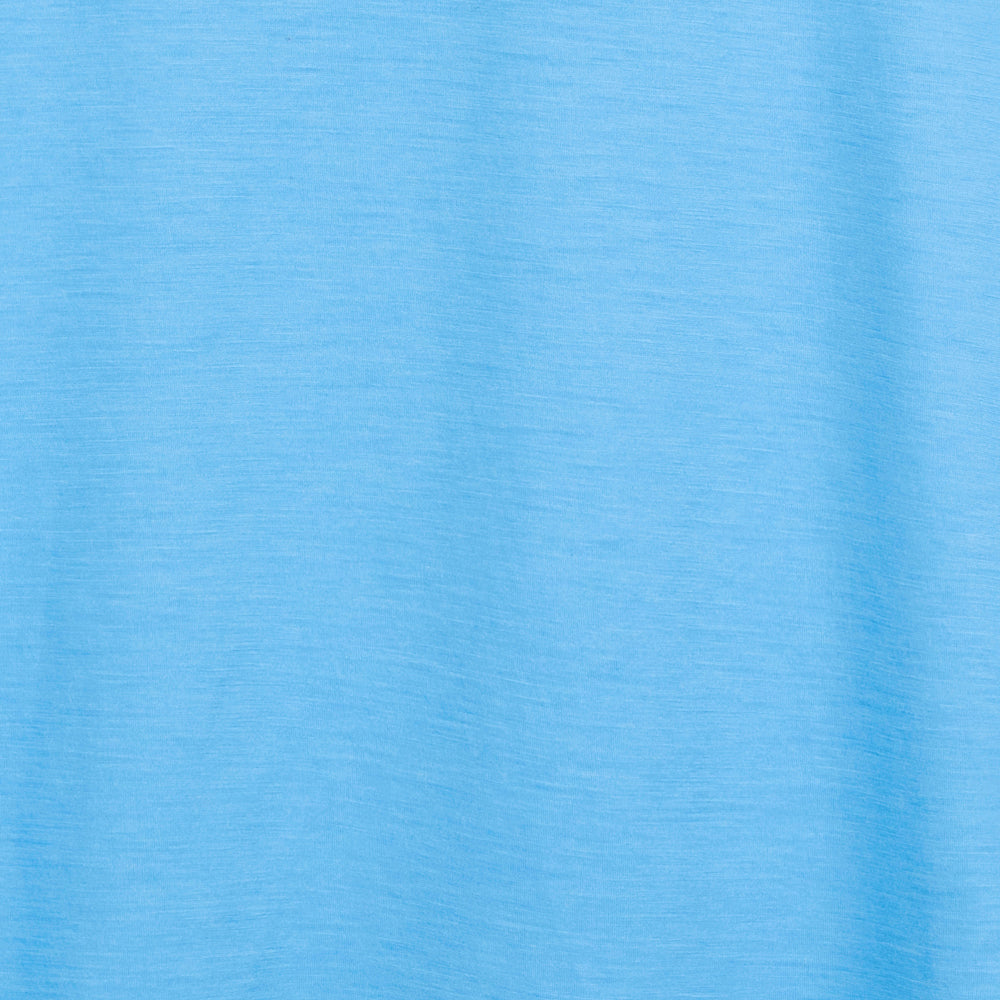 Mens Merino 150 Emblem Tee (Malibu/Navy)