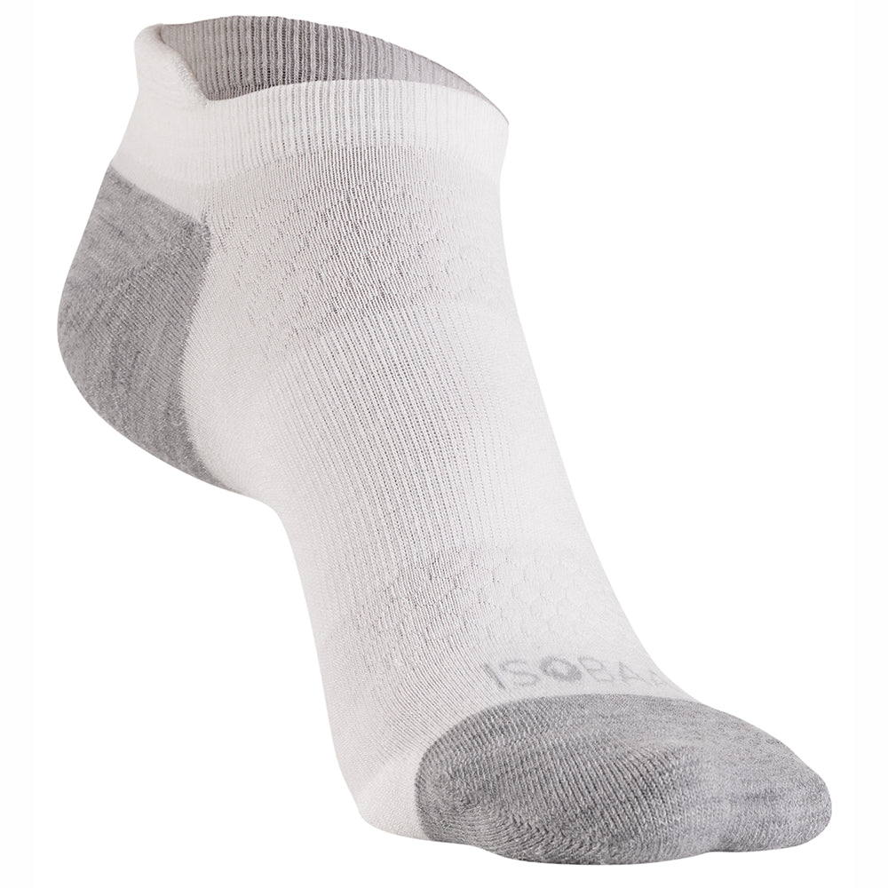 Merino Blend Trainer Socks (3 Pack - White)