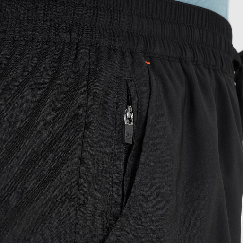 Womens Merino Active Blend Travel Shorts (Black)