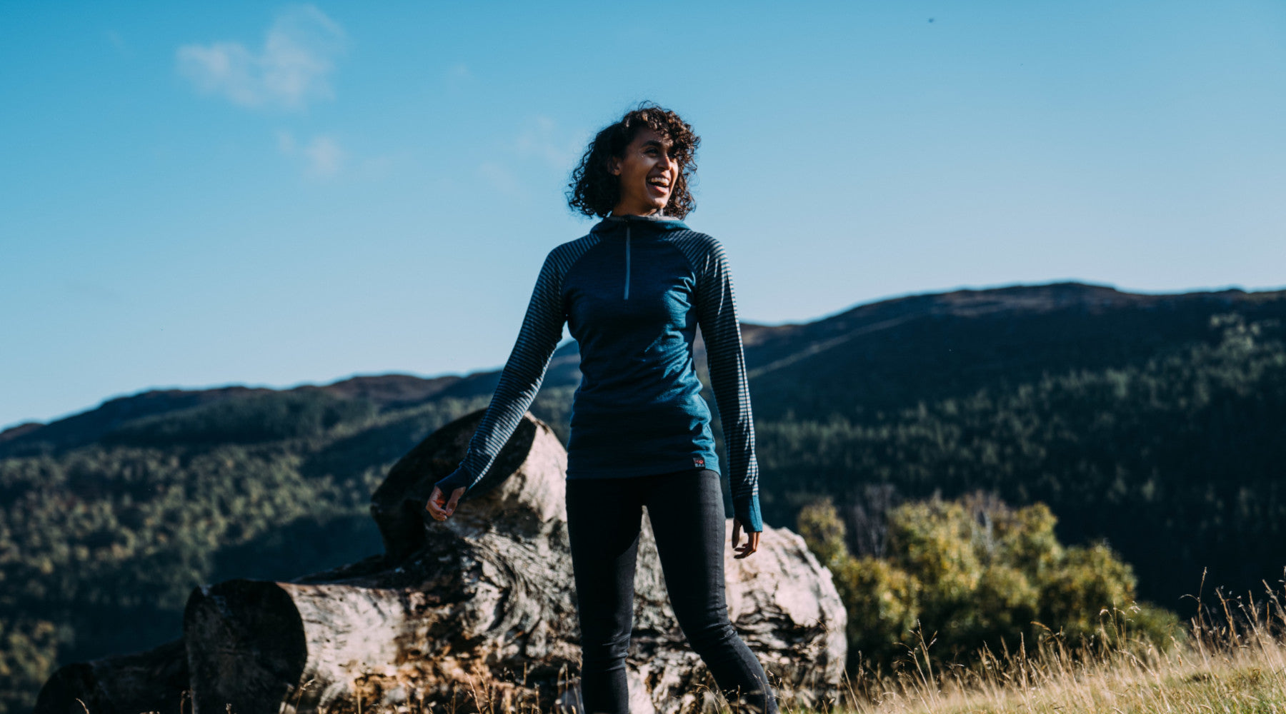 Isobaa Womens Merino 200 Long Sleeve Half Zip Neck