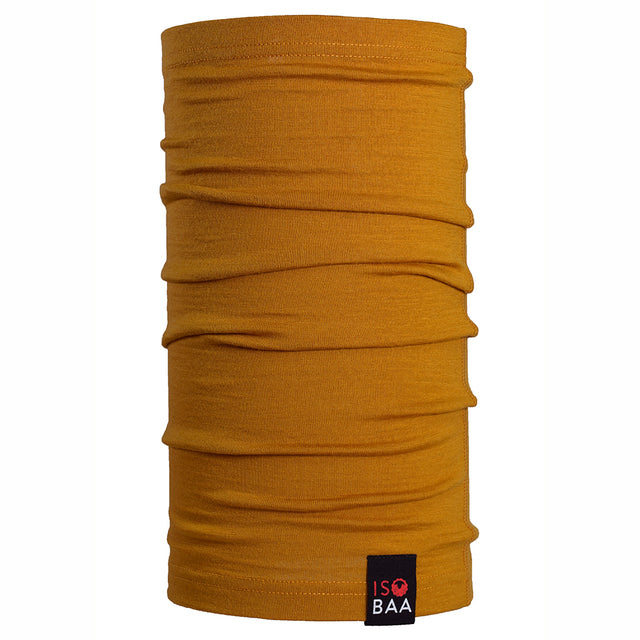 Isobaa Merino 180 Neck Warmer (Mustard)