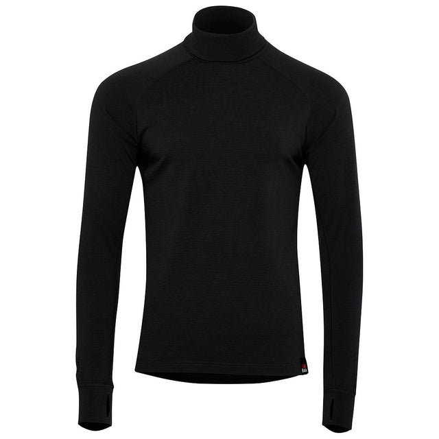 Isobaa | Mens 160 Merino Active Roll Neck (Black) | Embrace the chill in style with our Men's 160 Merino Active Roll Neck, crafted from 160g 18.5 micron superfine merino wool