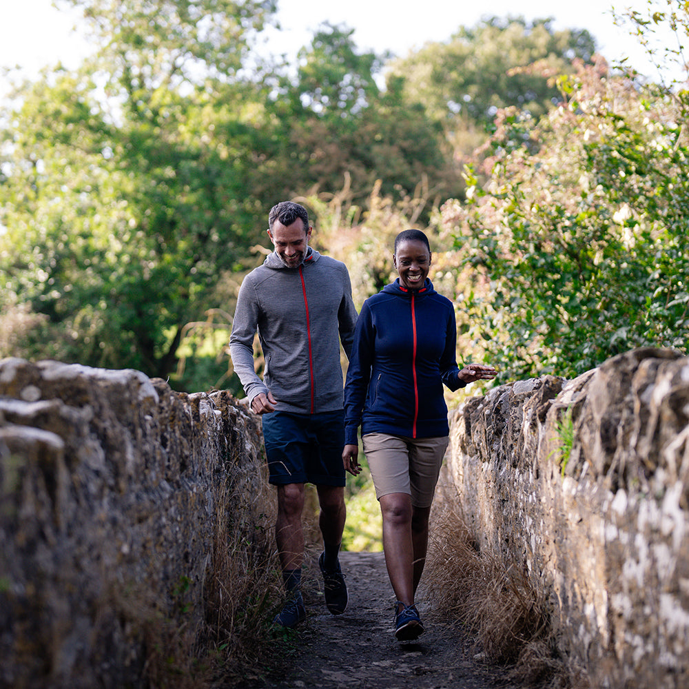 Isobaa | Mens Merino 260 Casual Hoodie (Charcoal) | The best in warmth and versatility: Isobaa 260gm midweight Merino wool hoodie. | Model: Ben