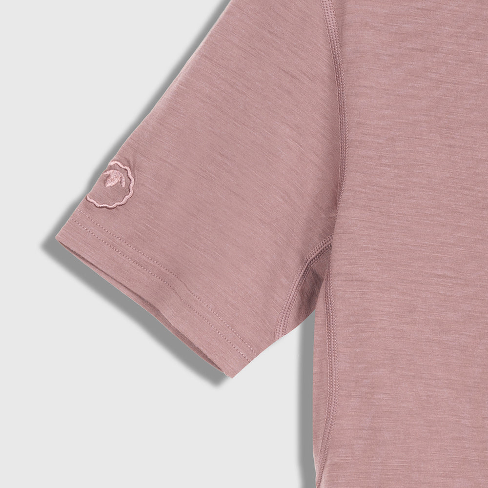 Mens Merino 150 Short Sleeve Crew (Burlwood)