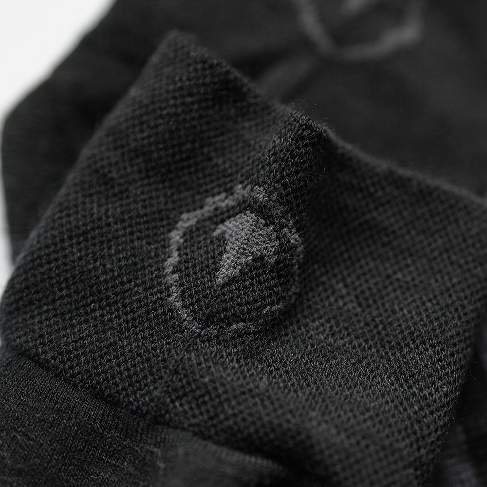 Merino Blend Sports Socks (3 Pack - Black)