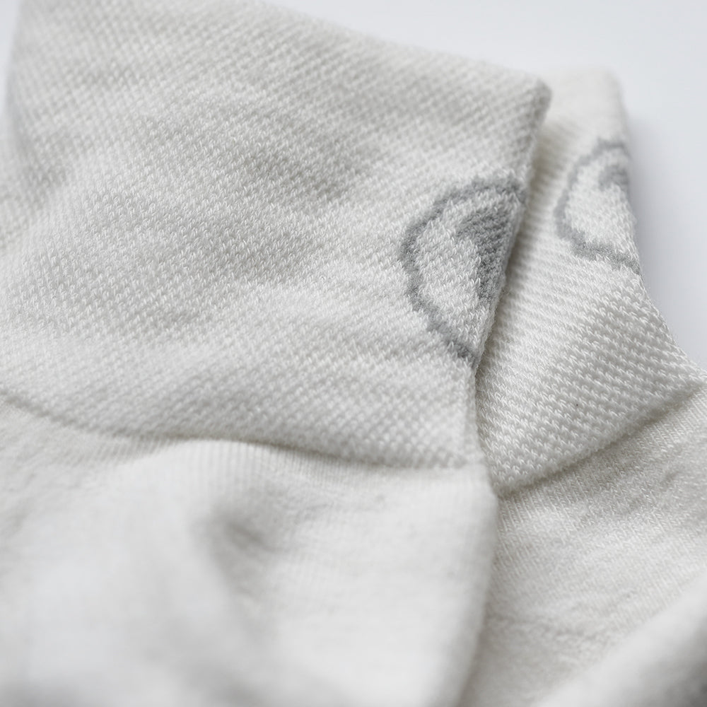 Merino Blend Sports Socks (3 Pack - White)