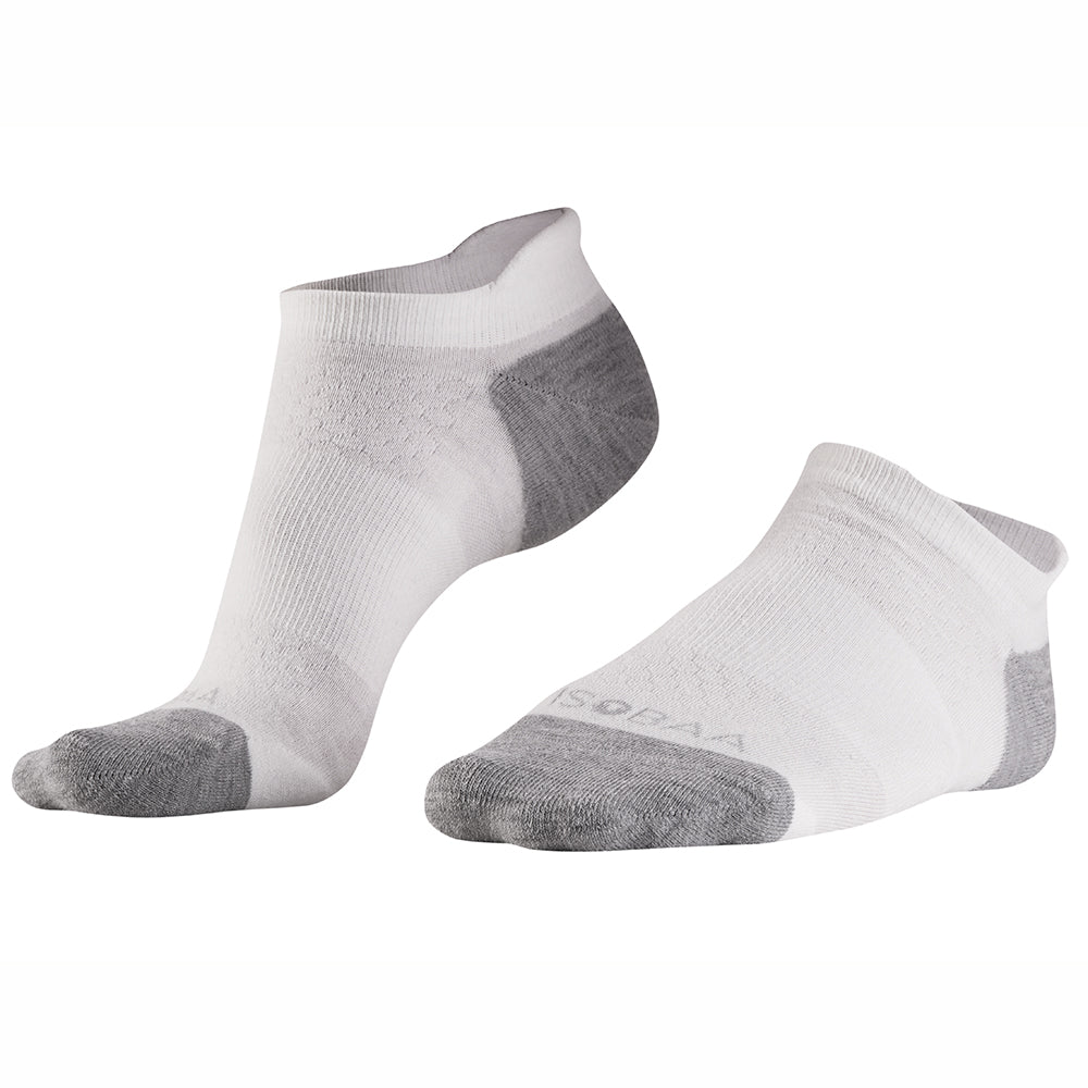Merino Blend Trainer Socks (3 Pack - White)