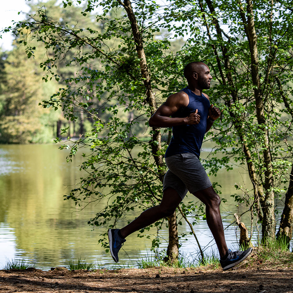 Isobaa | Mens Merino 200 Shorts (Charcoal) | Our premium 200gm Merino wool shorts are ideal for exercise, post-workout relaxation, weekend lounging, errands, or tackling your daily routines – experience unmatched softness, natural temperature regulation, and odour-resistance. | Model: Michael