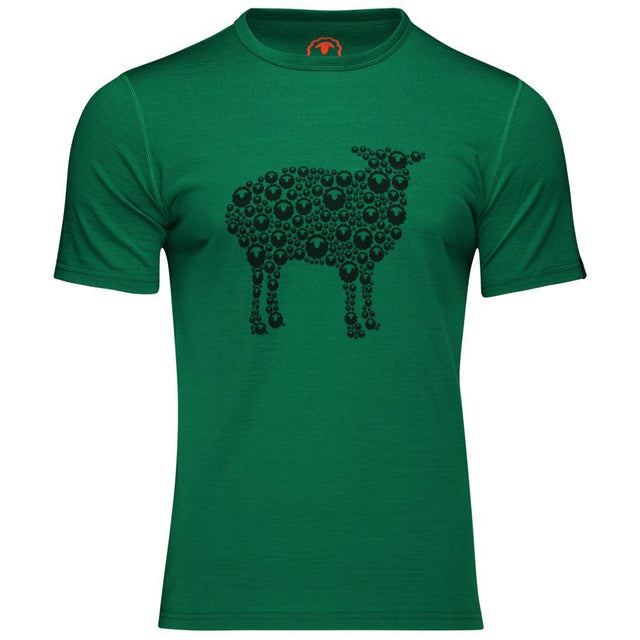 Isobaa | Mens Merino 150 Sheep Tee (Green) | Gear up for everyday adventures in Isobaa's superfine Merino Tee.