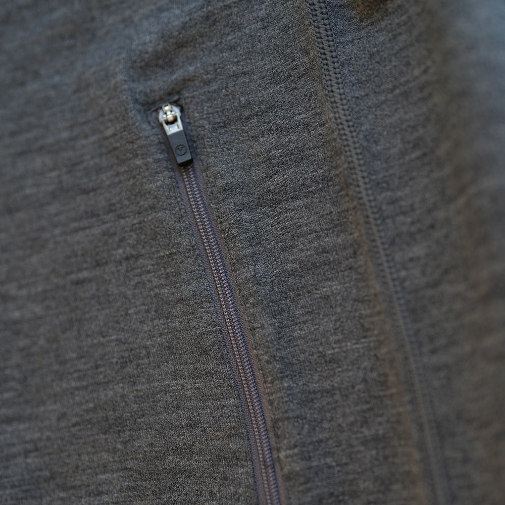 Isobaa | Mens Merino 260 Casual Hoodie (Smoke) | The best in warmth and versatility: Isobaa 260gm midweight Merino wool hoodie.