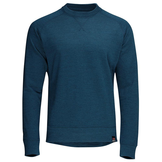 Isobaa | Mens Merino 260 Lounge Sweatshirt (Petrol) | The ultimate 260gm Merino wool sweatshirt – Your go-to for staying cosy after chilly runs, conquering weekends in style, or whenever you crave warmth without bulk.
