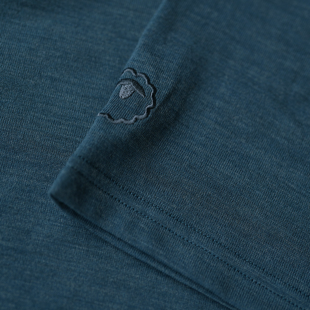 Isobaa | Womens IsoSoft 180 Short Sleeve Crew (Teal) | Performance-driven Merino short-sleeved top.