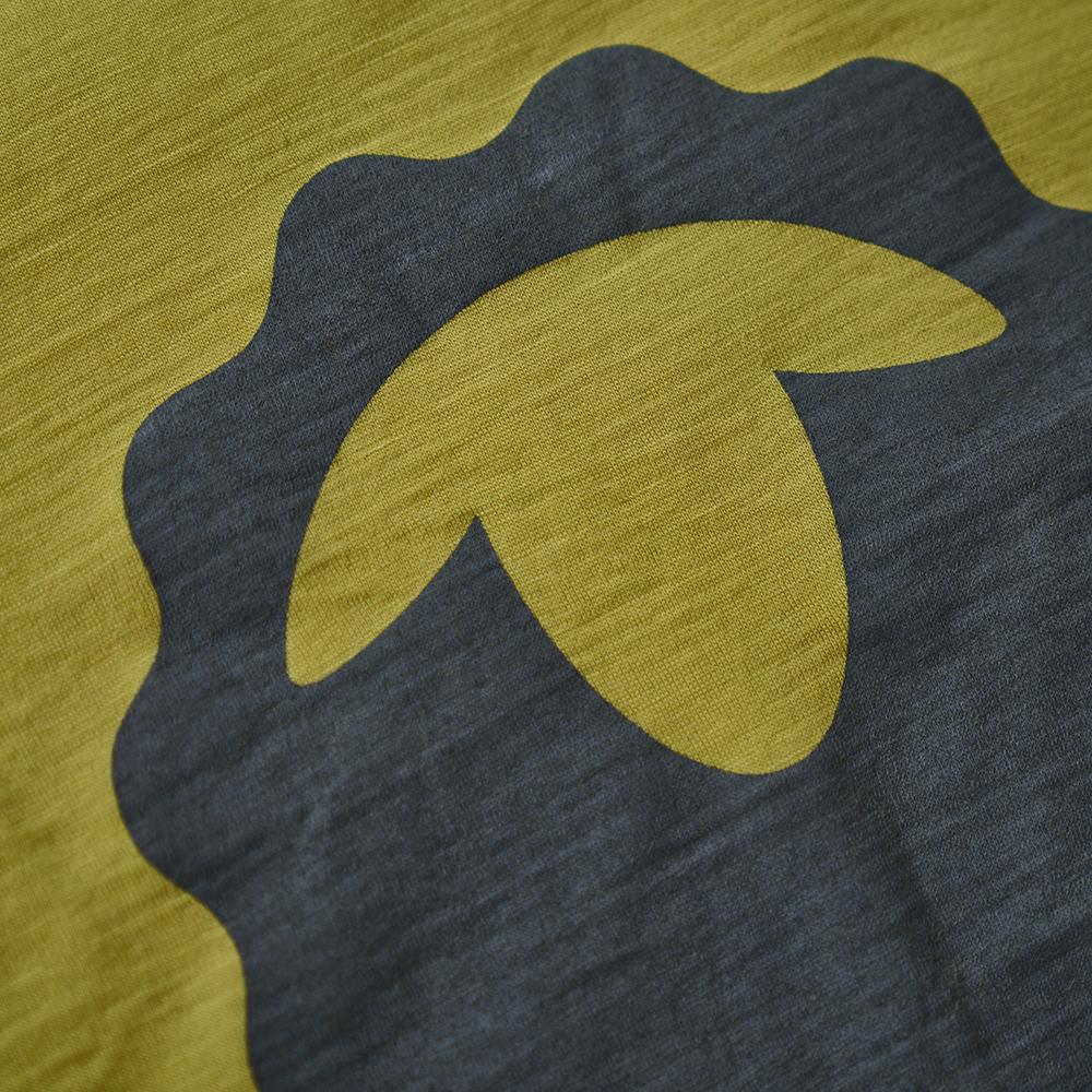 Isobaa | Womens Merino 150 Emblem Tee (Lime) | Conquer trails and city streets in comfort with Isobaa's superfine Merino T-Shirt.