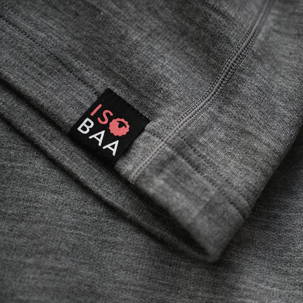 Isobaa | Womens Merino 260 Lounge Loose Joggers (Charcoal/Orange) | Isobaa 260gm Merino wool lounge joggers.