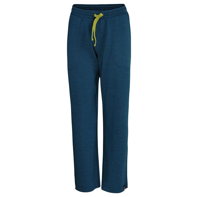 Isobaa | Womens Merino 260 Lounge Loose Joggers (Petrol/Lime) | Isobaa 260gm Merino wool lounge joggers.